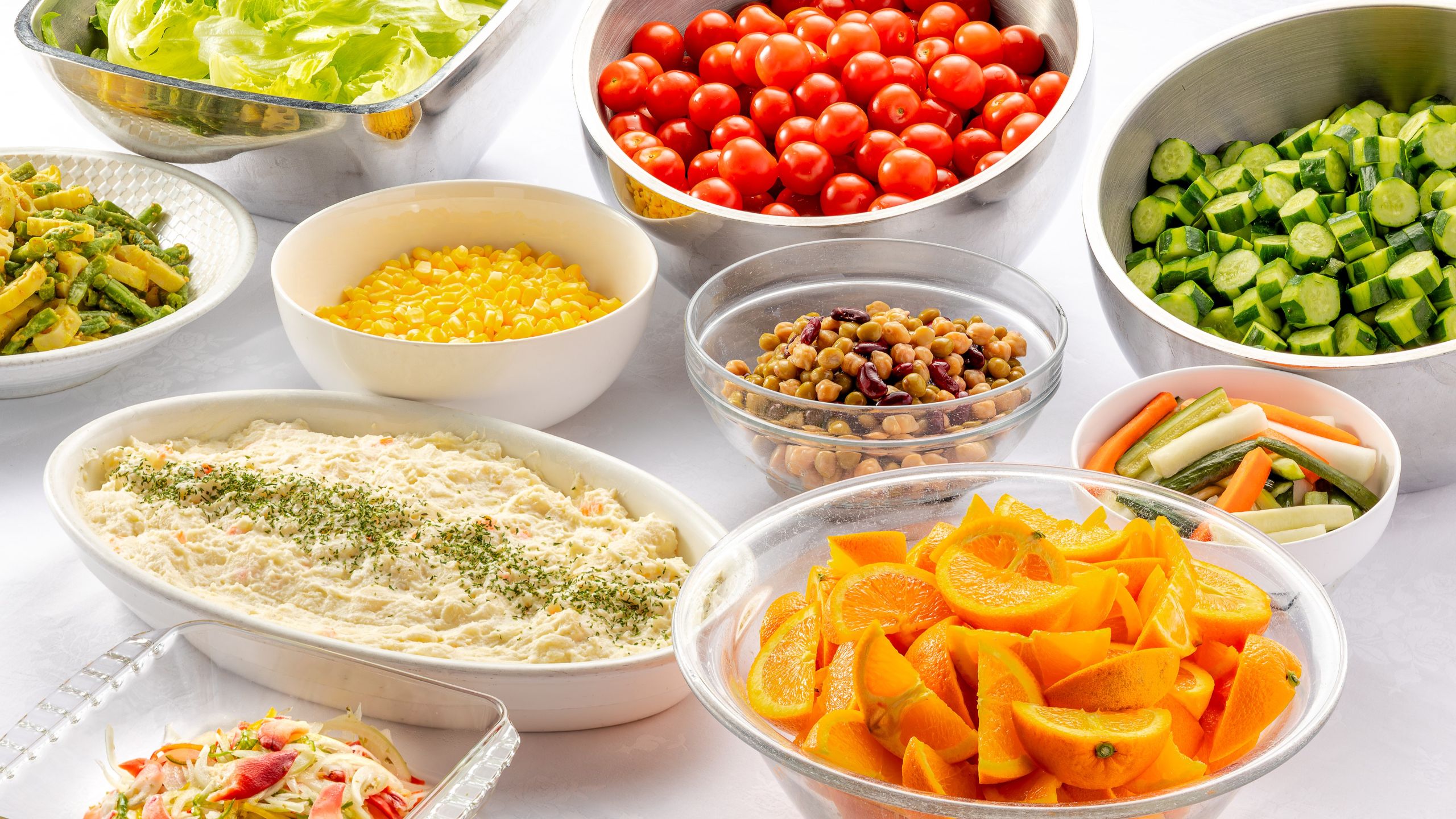 サラダ＆フルーツ