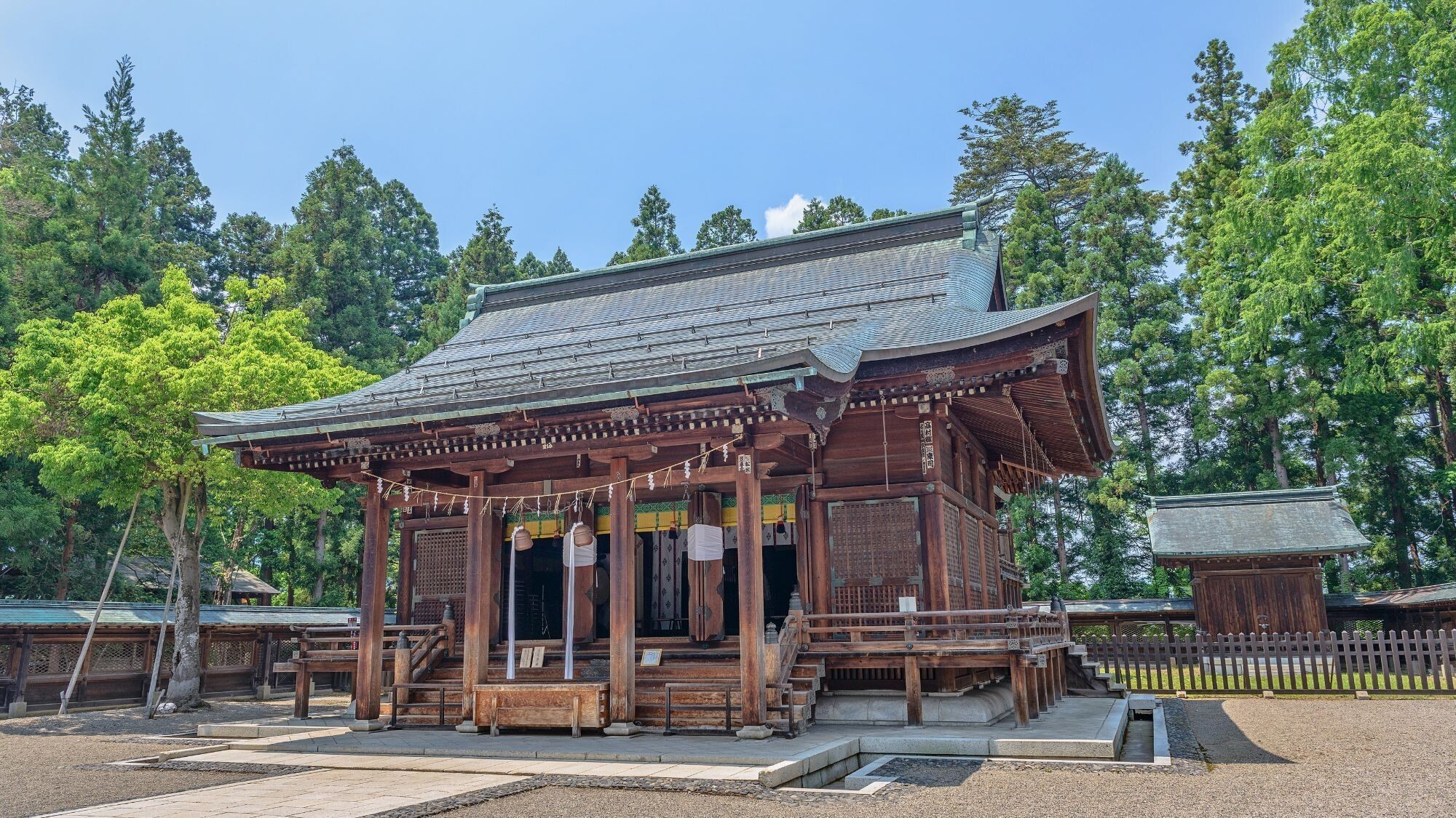 【周辺観光】松が岬公園・上杉神社＜春＞