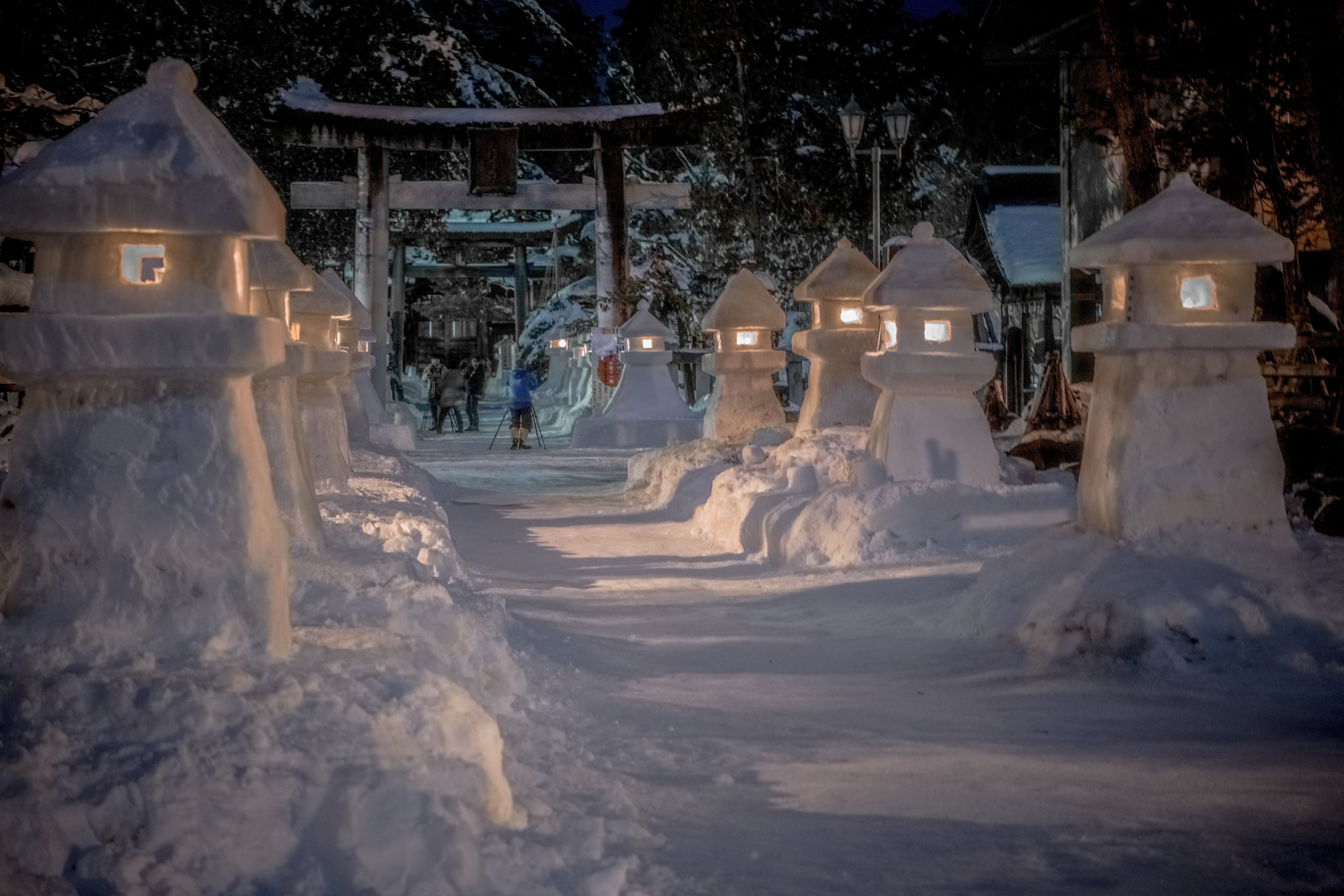 上杉雪灯篭まつり①