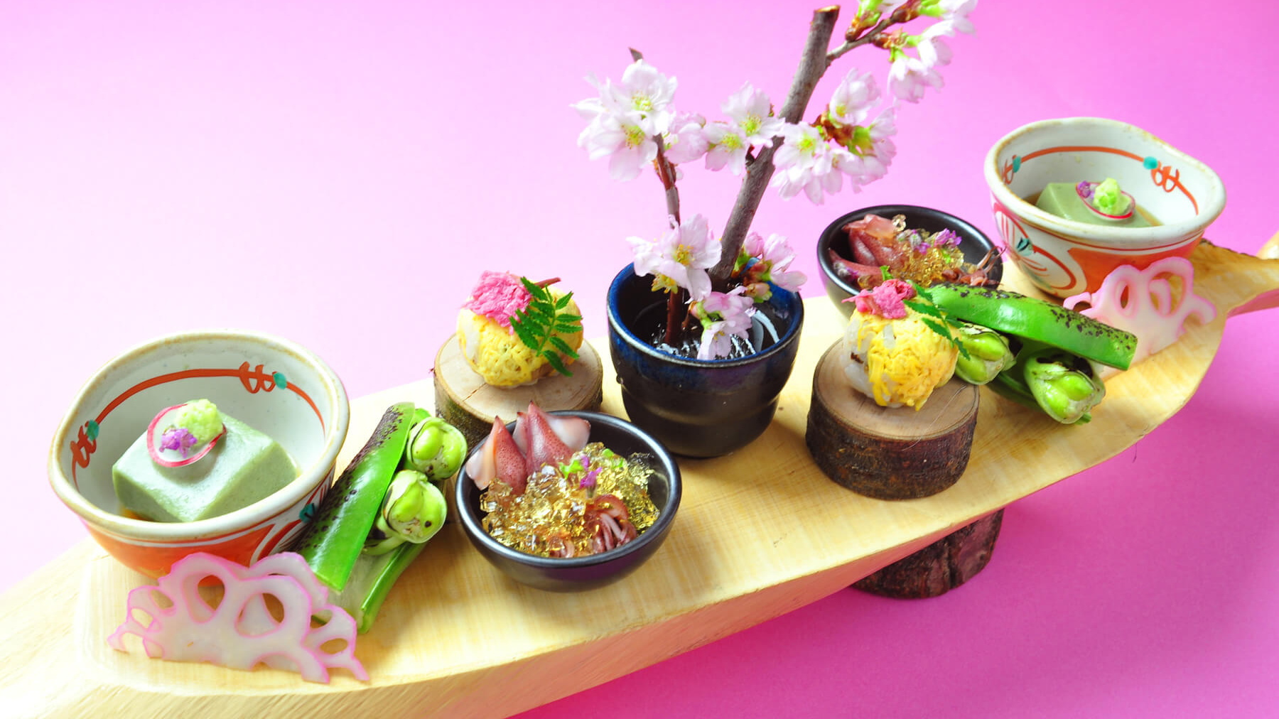 【ご夕食】里山の懐石の一品一例