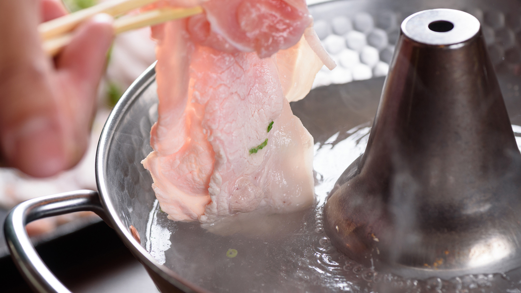 【一人旅】温泉三昧！大分県産豚肉のしゃぶしゃぶ会席プラン