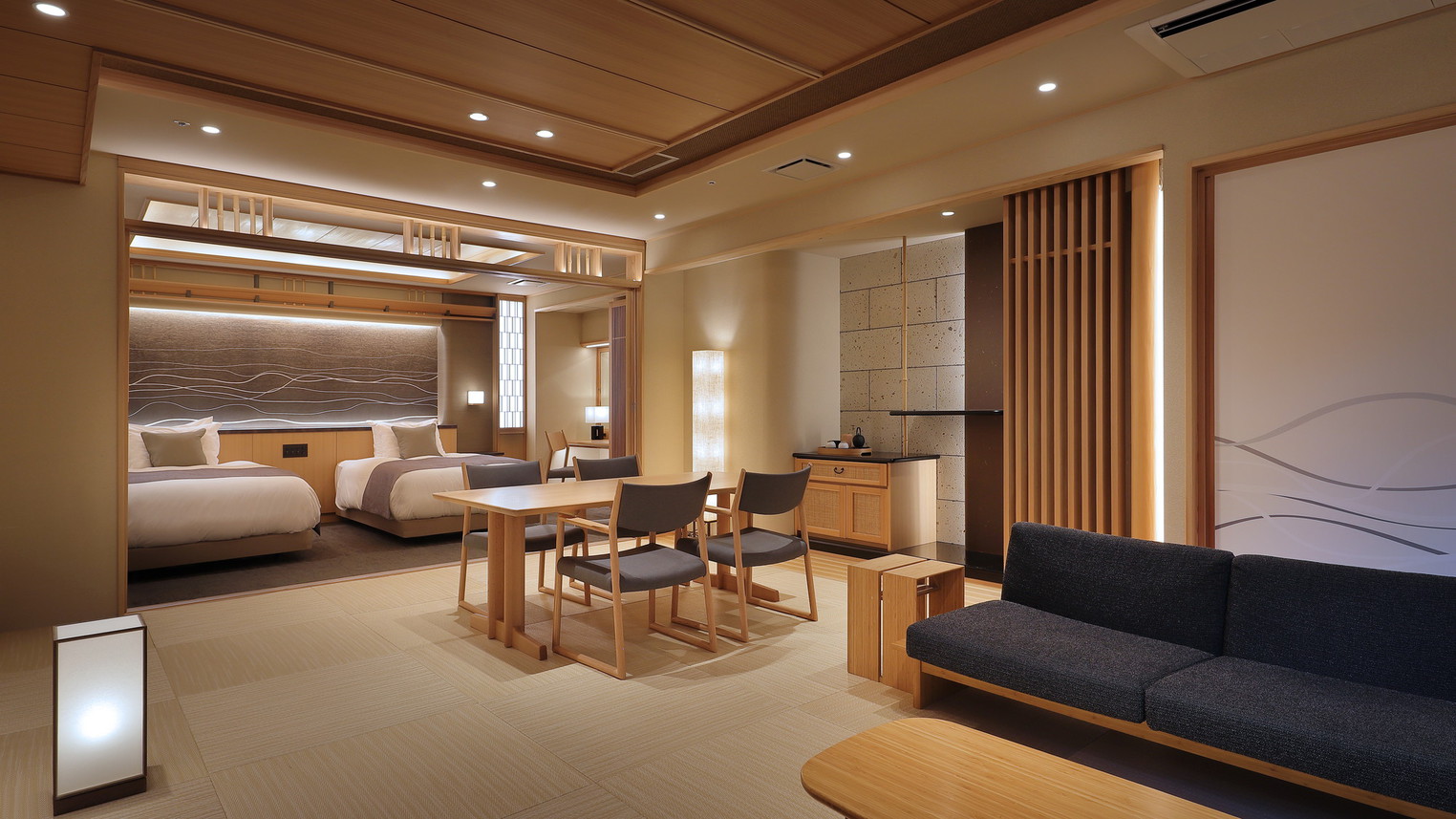 【茶寮プレミアムスイート】セルフロウリュサウナ+露天風呂+シアタールーム