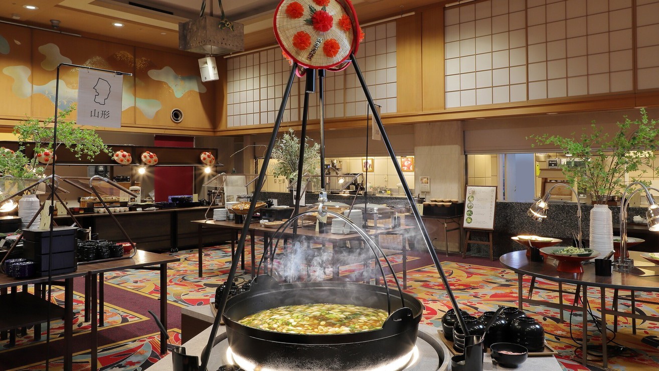 【朝食ビュッフェ】調理長厳選の５４種類の朝食ビュッフェ。和洋折衷でお楽しみください。