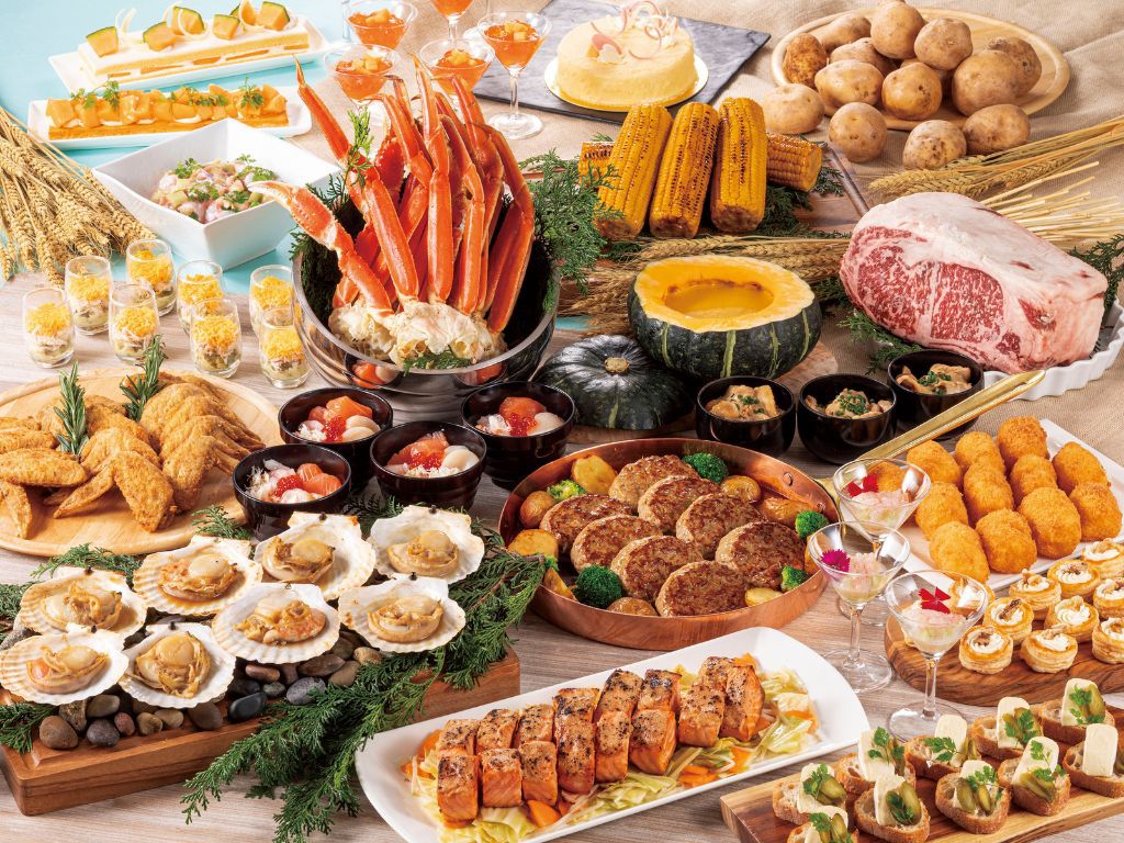 《時間17:00-》【開業40周年】おいしい北海道ディナービュッフェ(夕食付／パークチケット購入可)