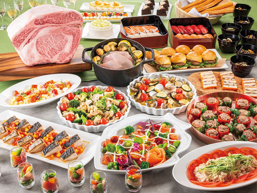 《17:00-18:40》米沢牛サーロインステーキ食べ放題！(2食付／パークチケット購入可能)