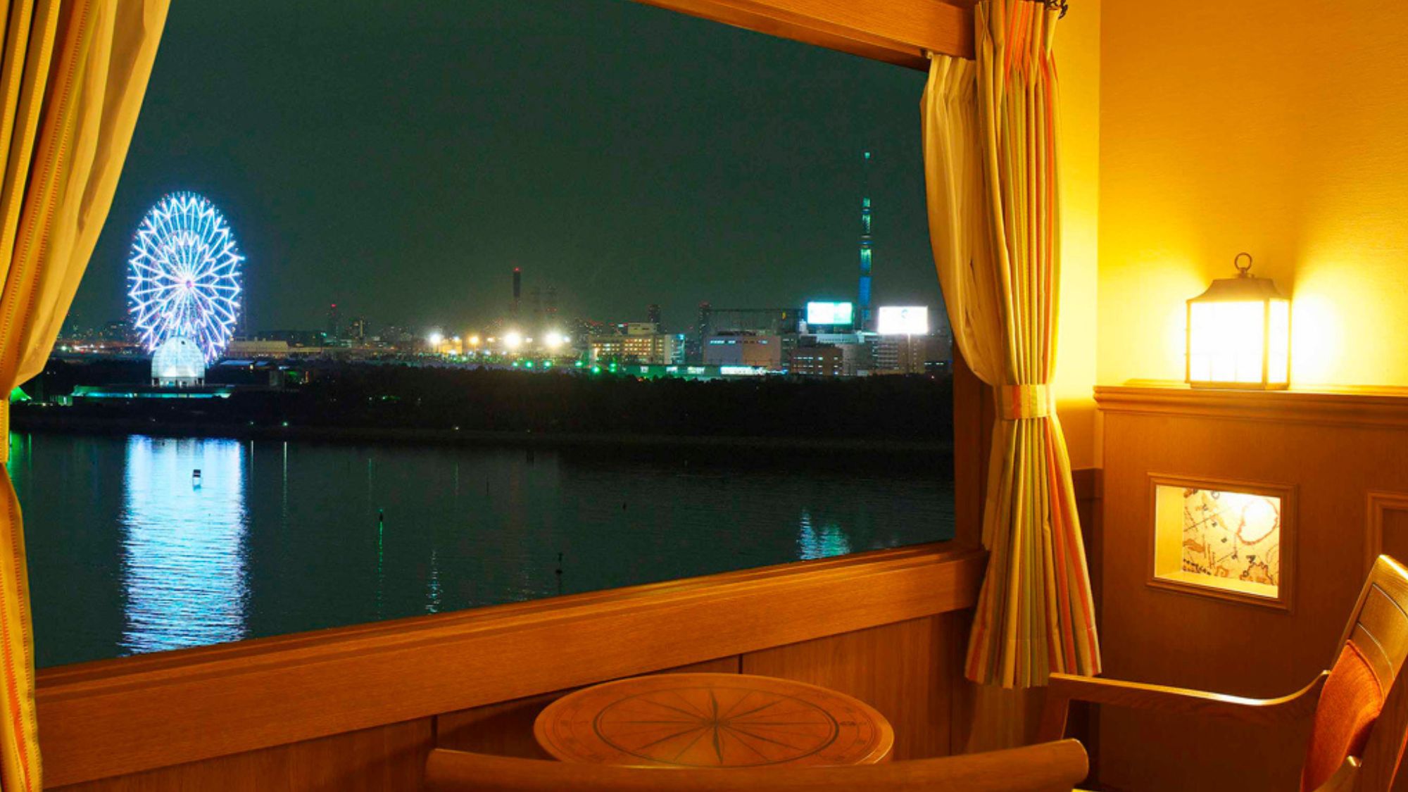 ベイビューのお部屋は葛西臨海公園の観覧車やスカイツリーも見ることが♪