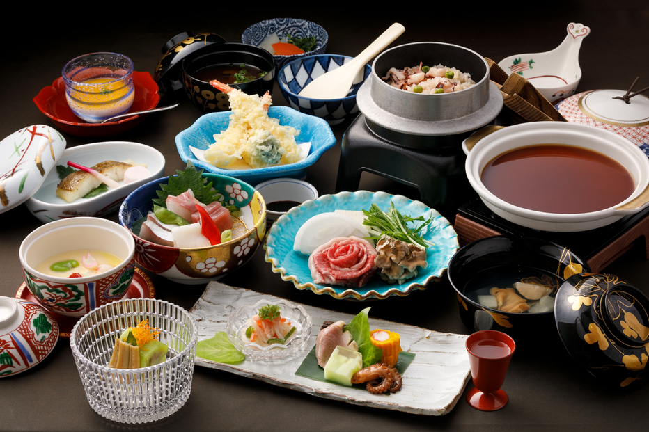 【大自然・二食付】地元の醤油を使った豊後牛のすき煮会席プラン★ひぜんやの温泉+吉祥の湯で湯めぐり三昧