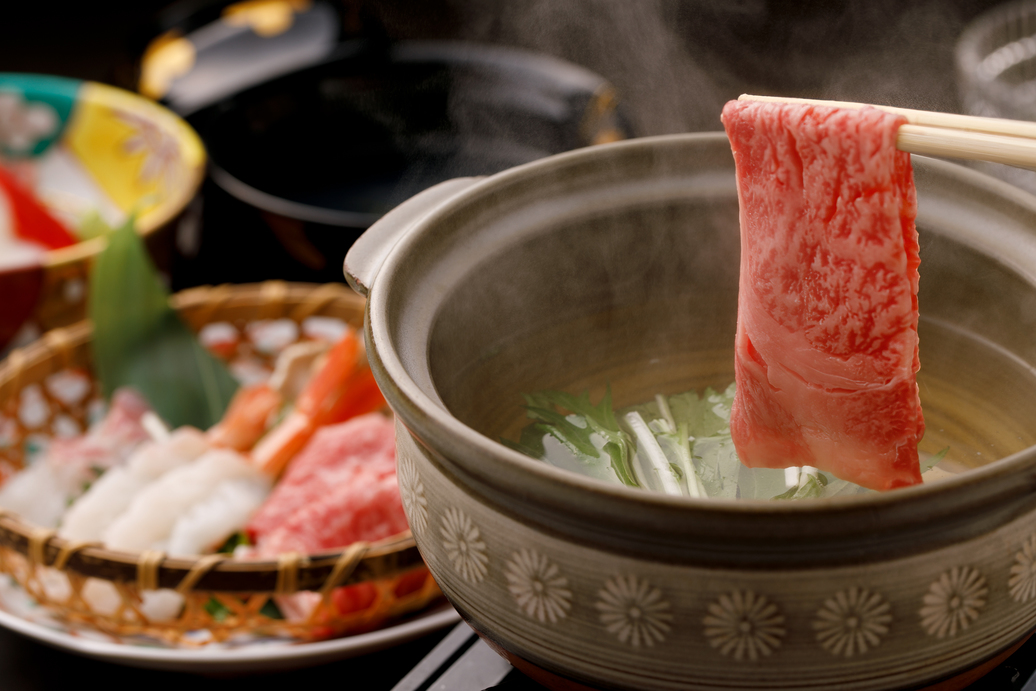 ◆５月限定◆大自然ドリンクインクルーシブ開始記念プラン【3種しゃぶ会席・2食付・吉祥券付】