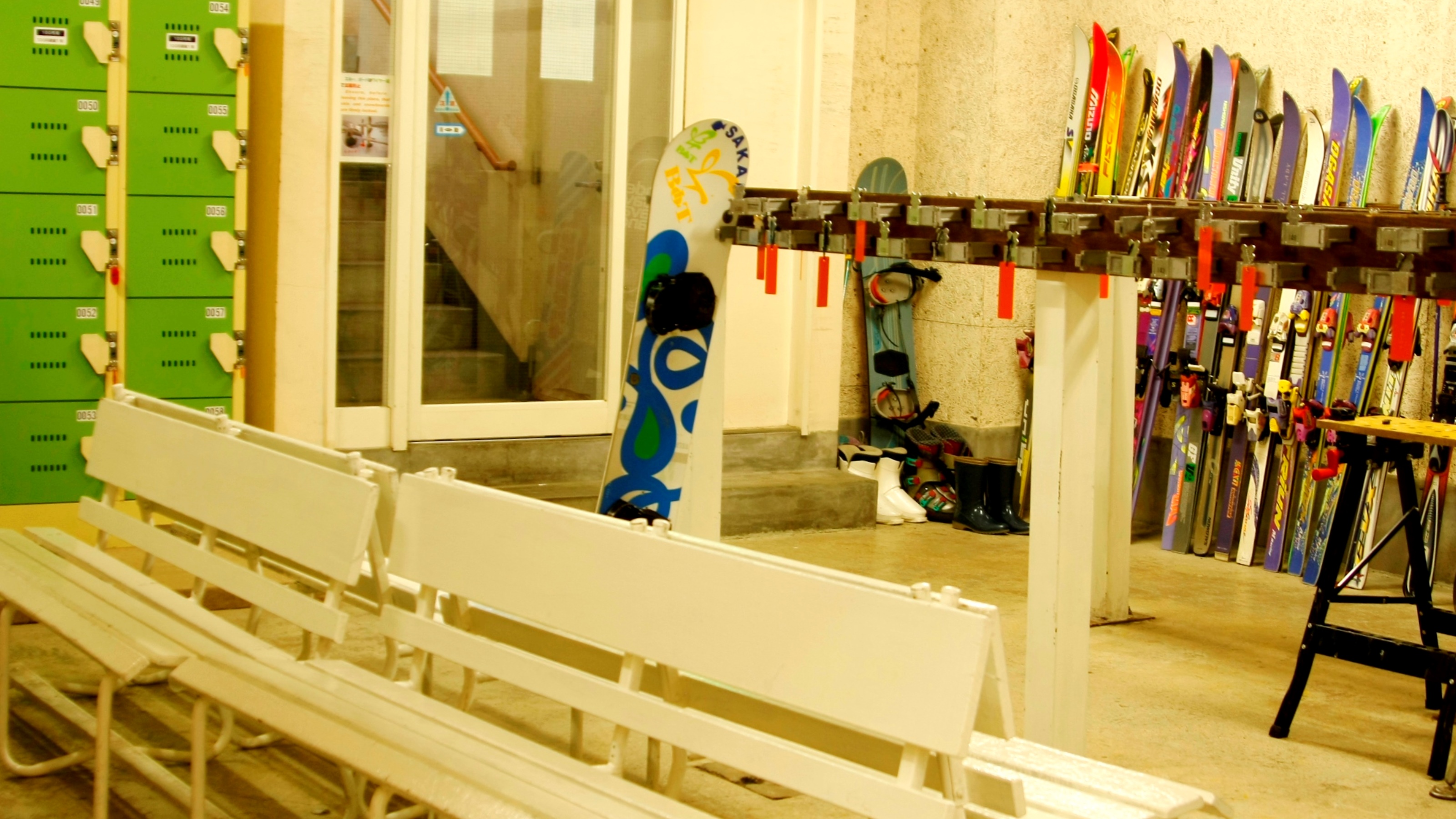 乾燥室完備しております。