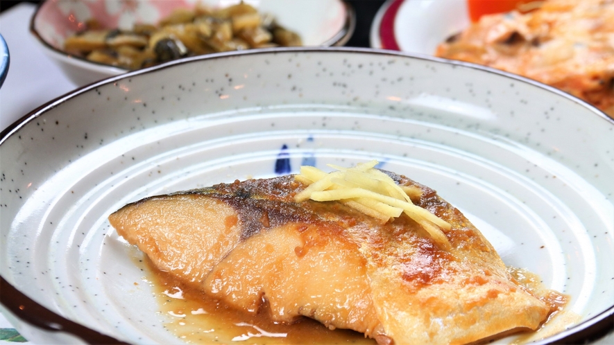 朝食◆地の食材中心の朝食で一日をスタート！