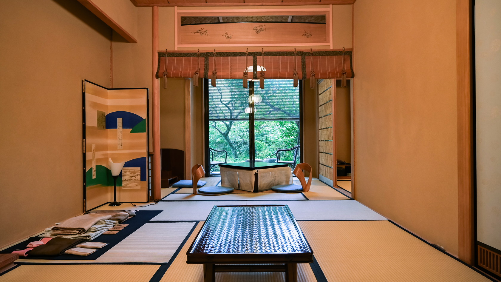 【優雅客室｜B】源泉内湯◆踏込＋和室10畳＋6畳＋広縁（56平米）206号室