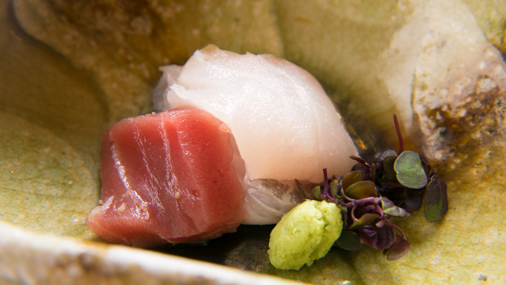 【ふきやの朝ごはん】さっぱりとした口当たりのお造り。湯河原の海の幸は、かの文豪も愛したことでしょう。