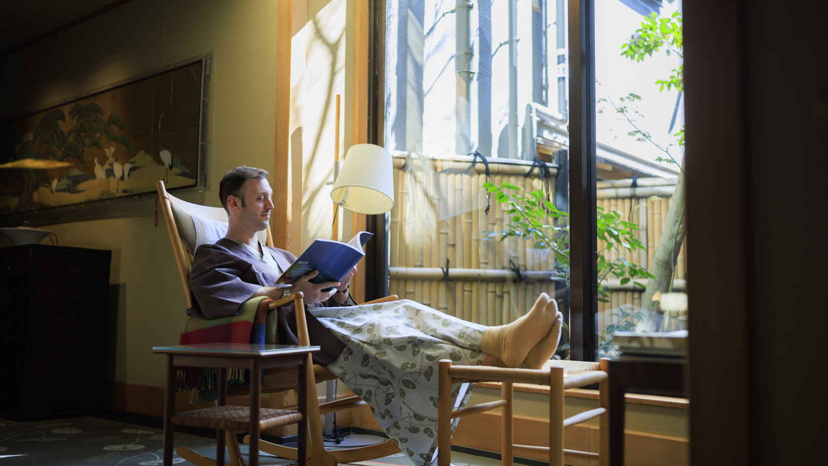 湯上がりにお寛ぎくださいませ