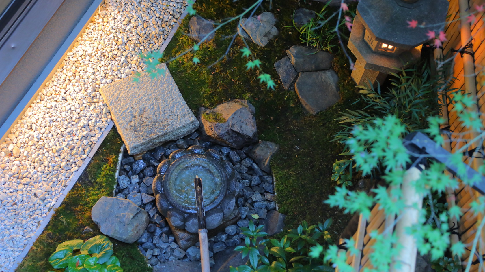 風情のある中庭