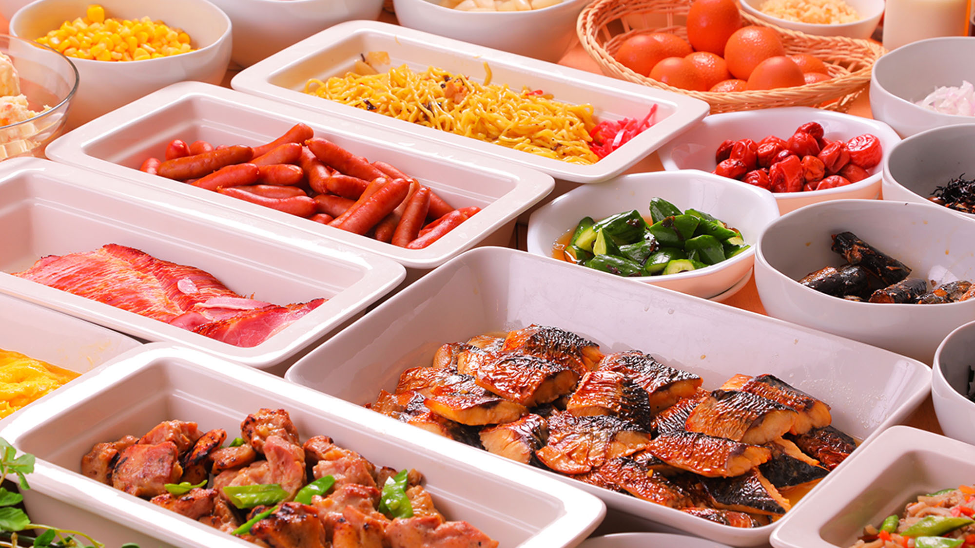 ■朝食バイキング■地元食材をたっぷり使った和洋バイキング♪