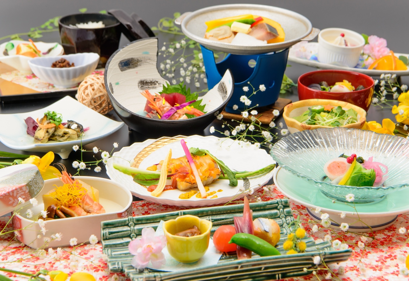 日帰り会食【福寿】〜ふくじゅ〜　季節の陶板焼き・季節の釜飯付き　〜個室４時間利用