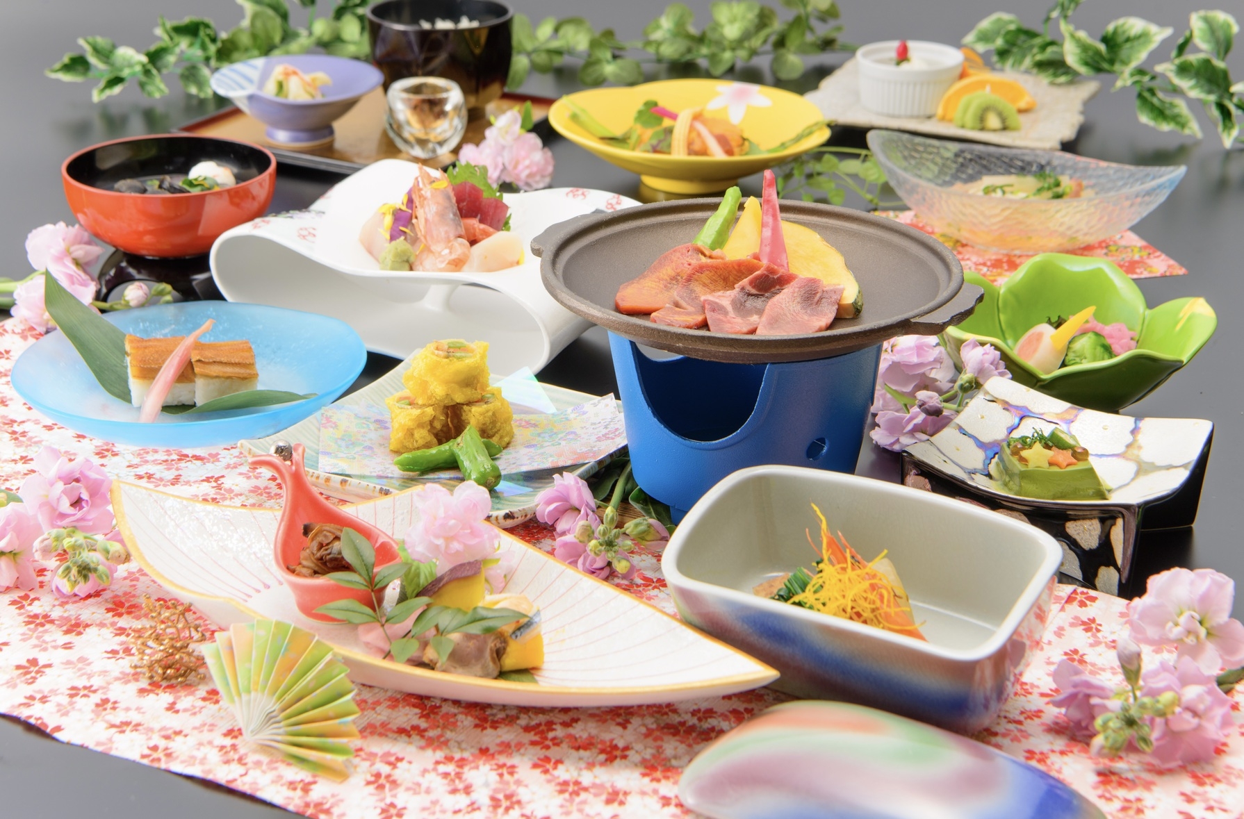 【スタンダード】 牛タン陶板焼付会席膳