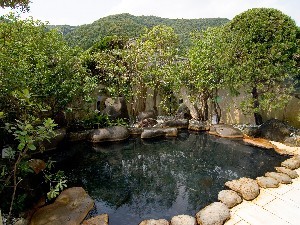 Open-air bath male