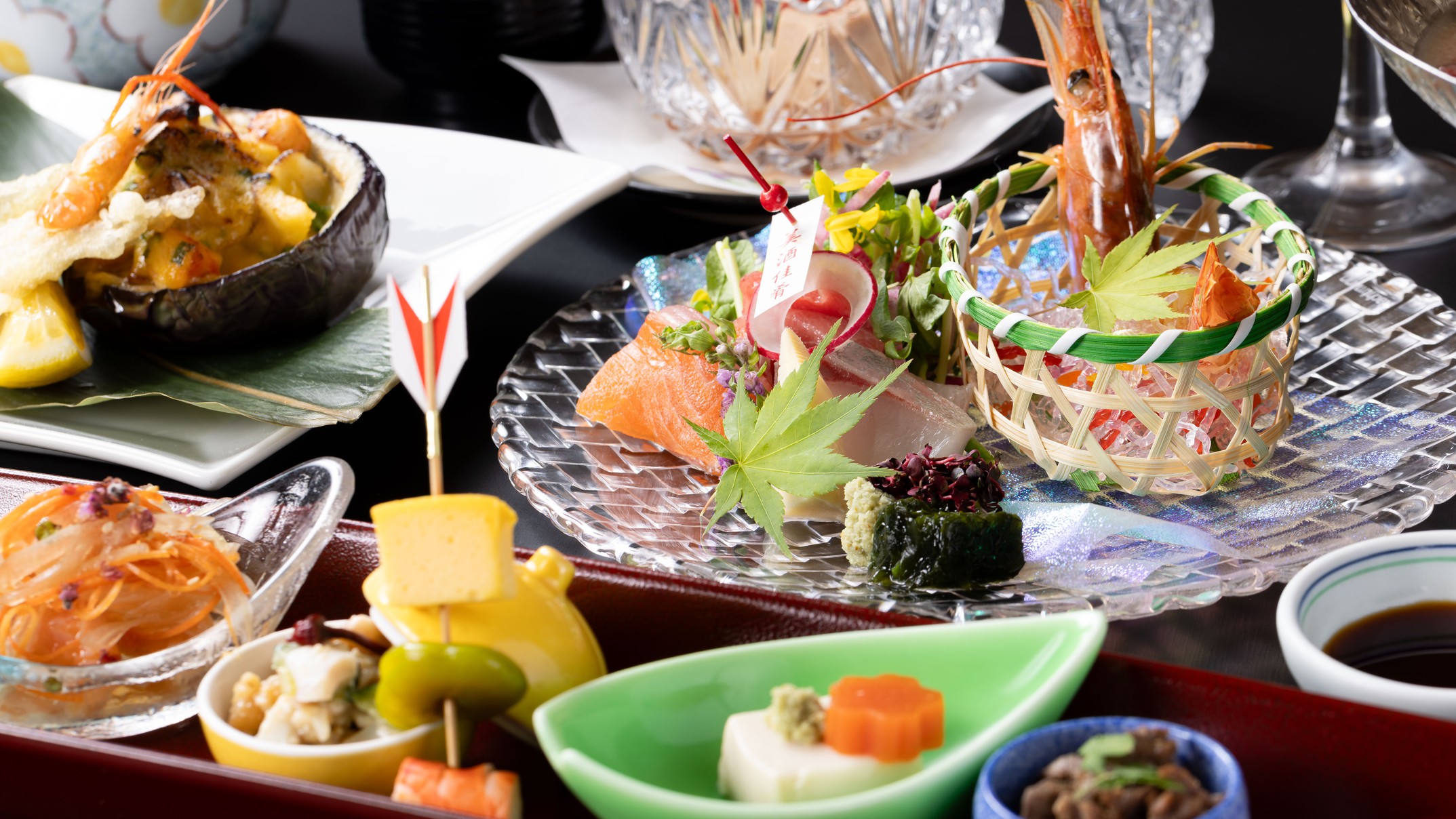 【基本プラン】旬を彩る和食コース〜露天風呂から諏訪湖を眺む宿〜【夕食開始時間17:30】