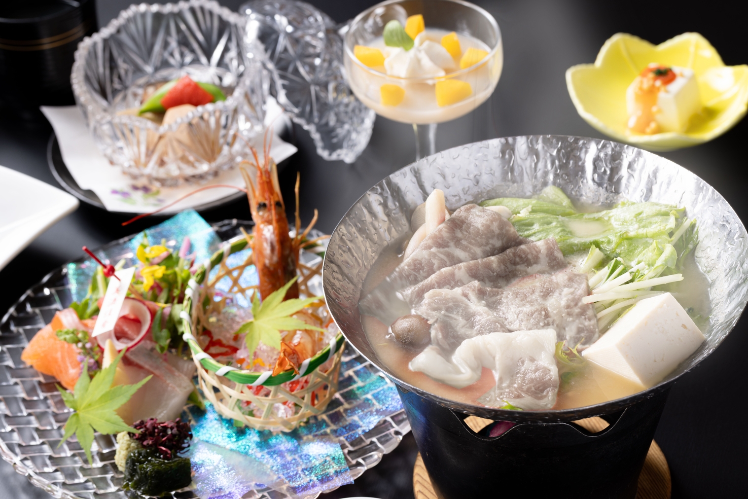 【期間限定】品数おさえめ 信濃路会席コース ［夕食開始17:30-19:15］ー朝夕食付ー