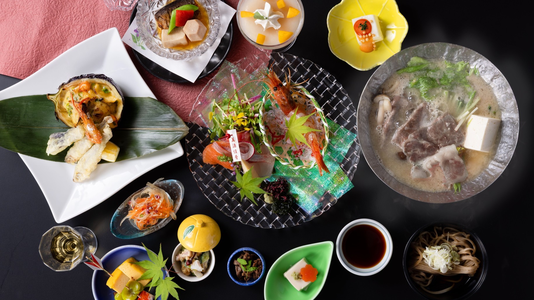 【和食基本プラン】信州の四季を彩る 信濃路会席コース ［夕食開始17:30-19:15］ー朝夕食付ー