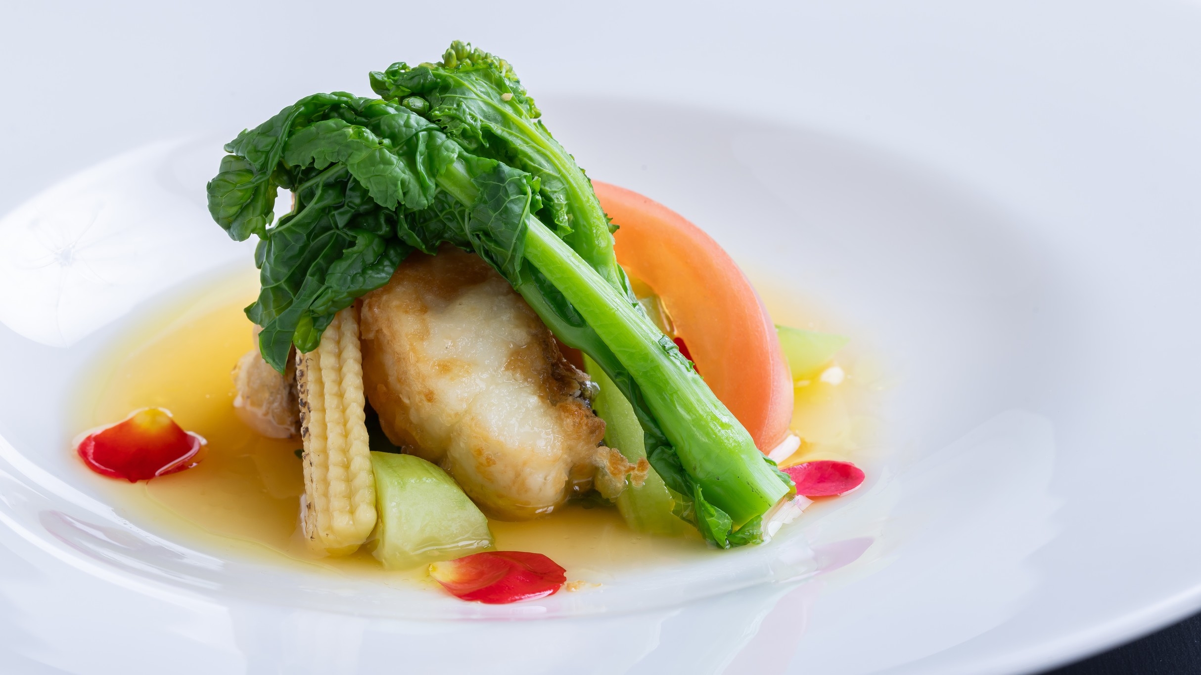 【中華基本プラン】小洒落た創作料理！土地の食材と旬のモダンチャイニーズスタイルー朝夕食付ー