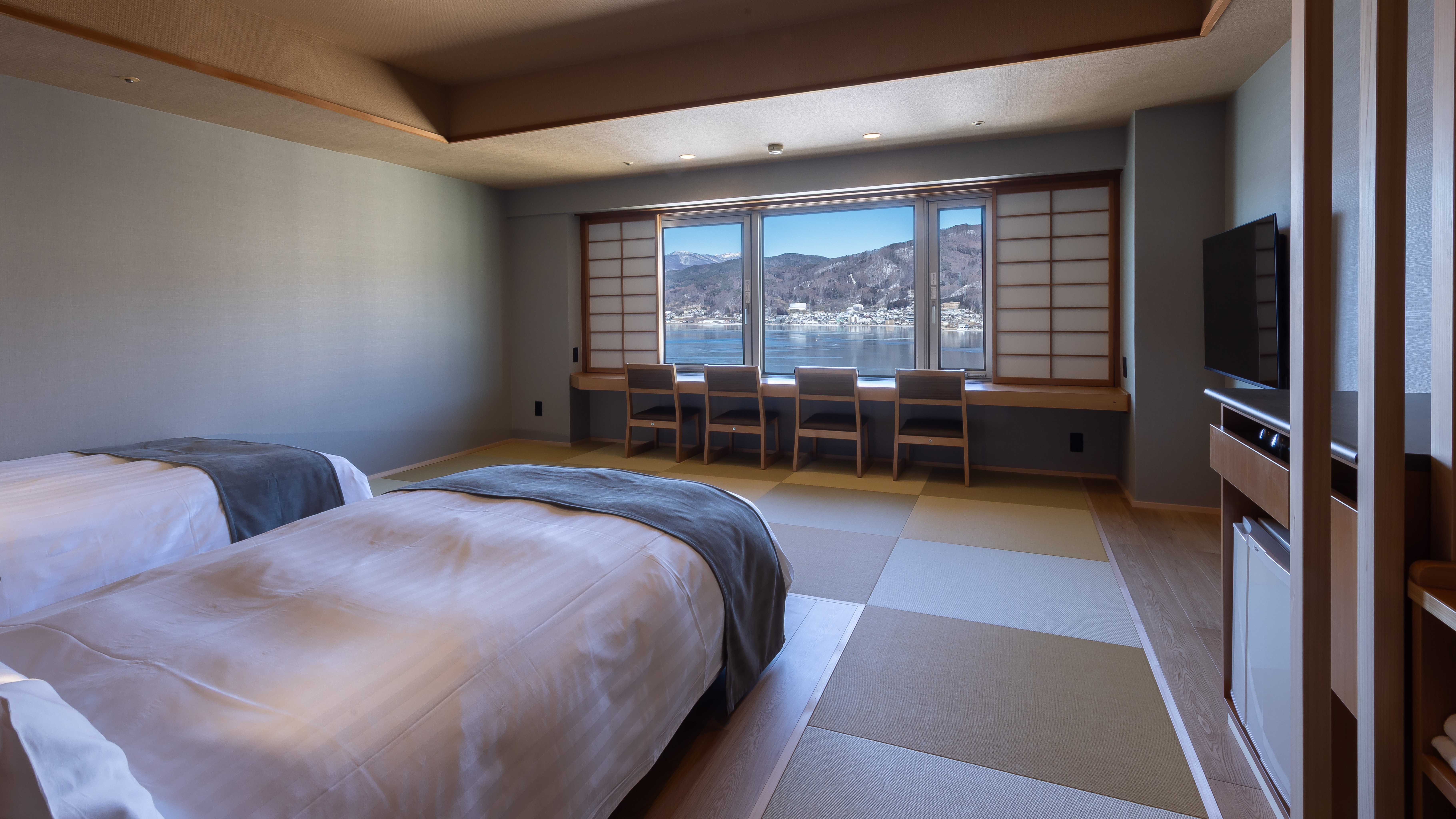 レイクビュー和モダンツイン（スタンダード）【本館10F-12F】