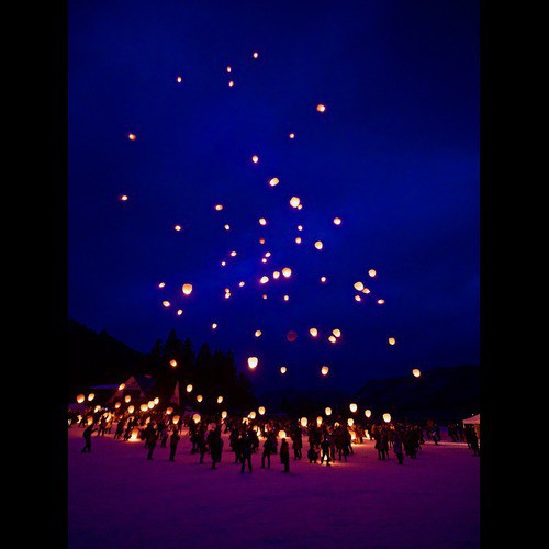 はなまきスカイランタンの様子4