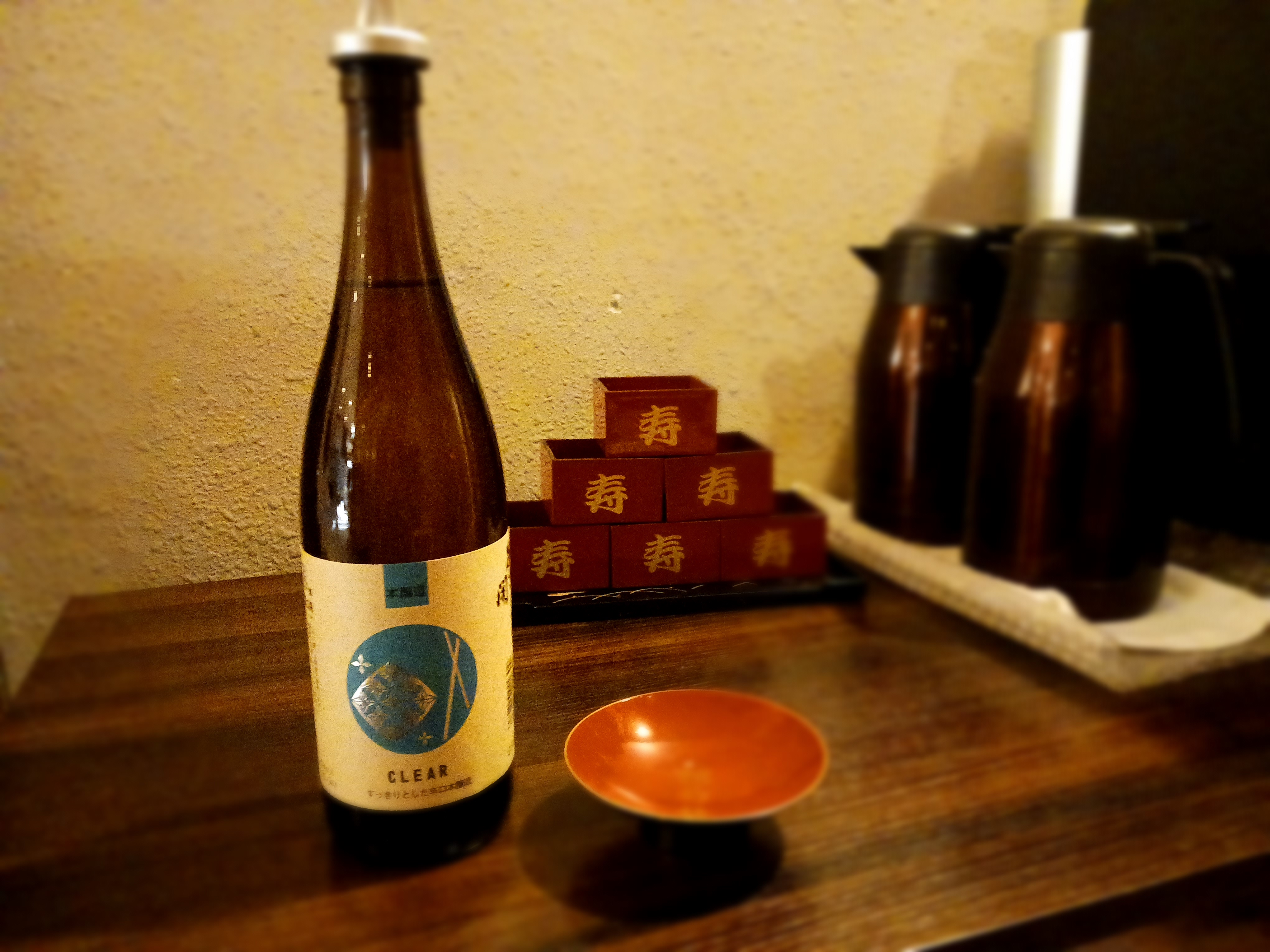 地酒の試飲コーナー