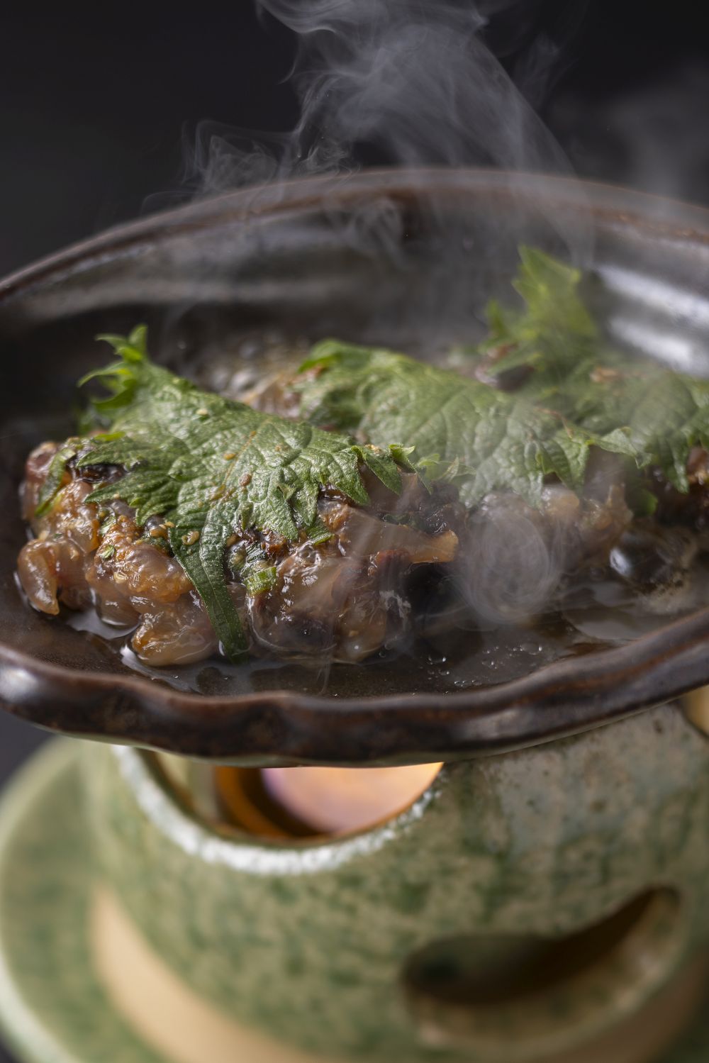 料理の神様「高家神社」にちなんだ古式なめろうと古式さんが焼の付くコース♪