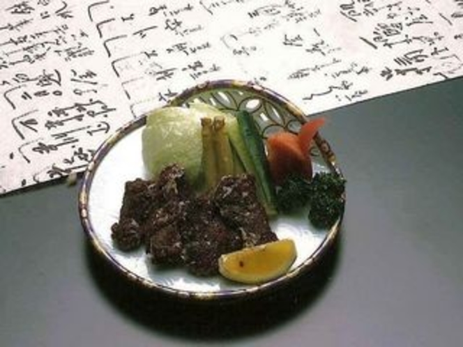 くじら竜田揚げ　一例