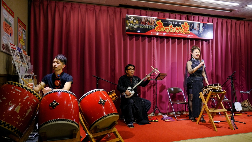 三朝温泉　郷土芸能　「あったか座」