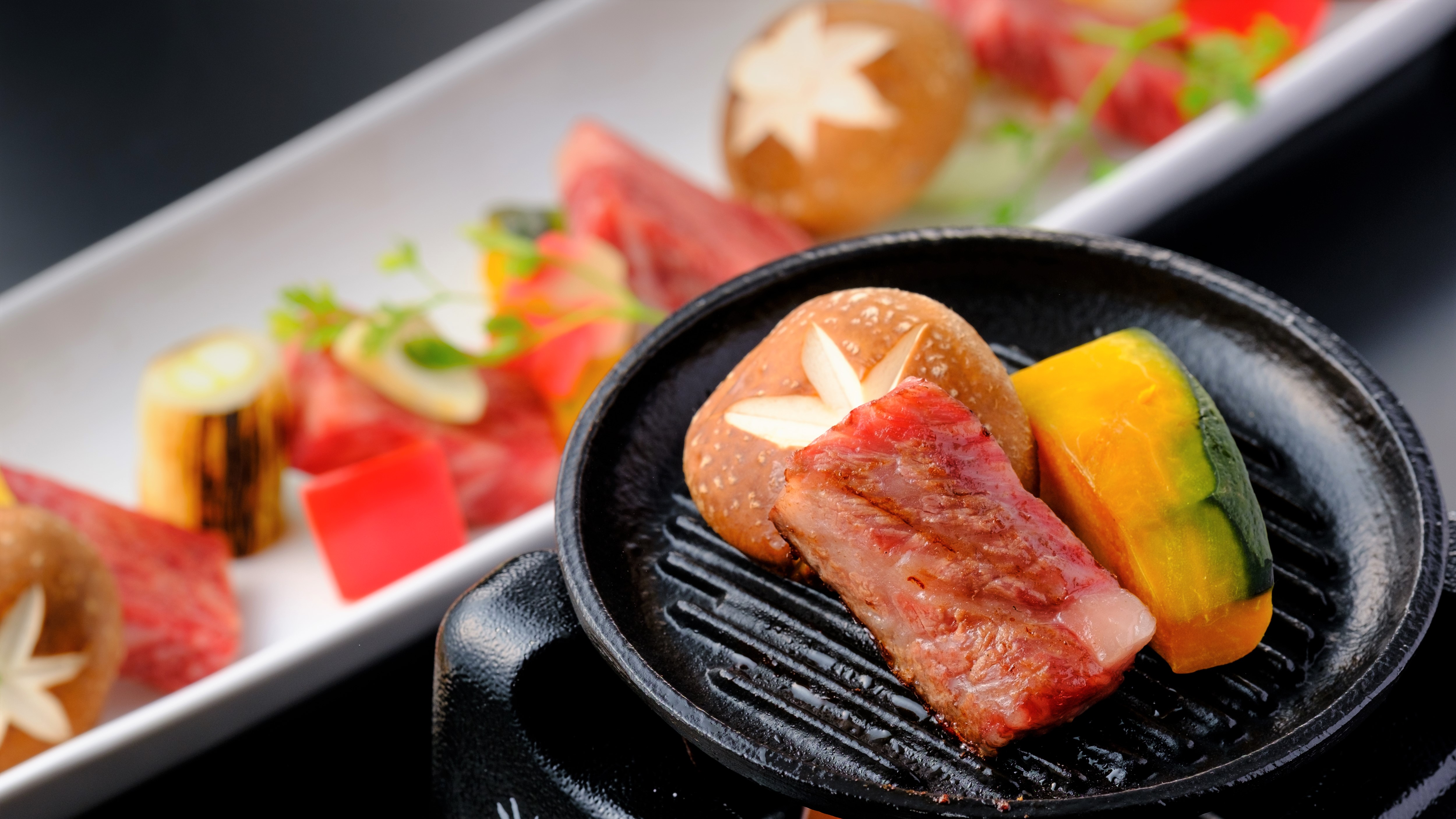 鳥取和牛ステーキ(イメージ）肉質日本一の鳥取和牛を是非味わってください。