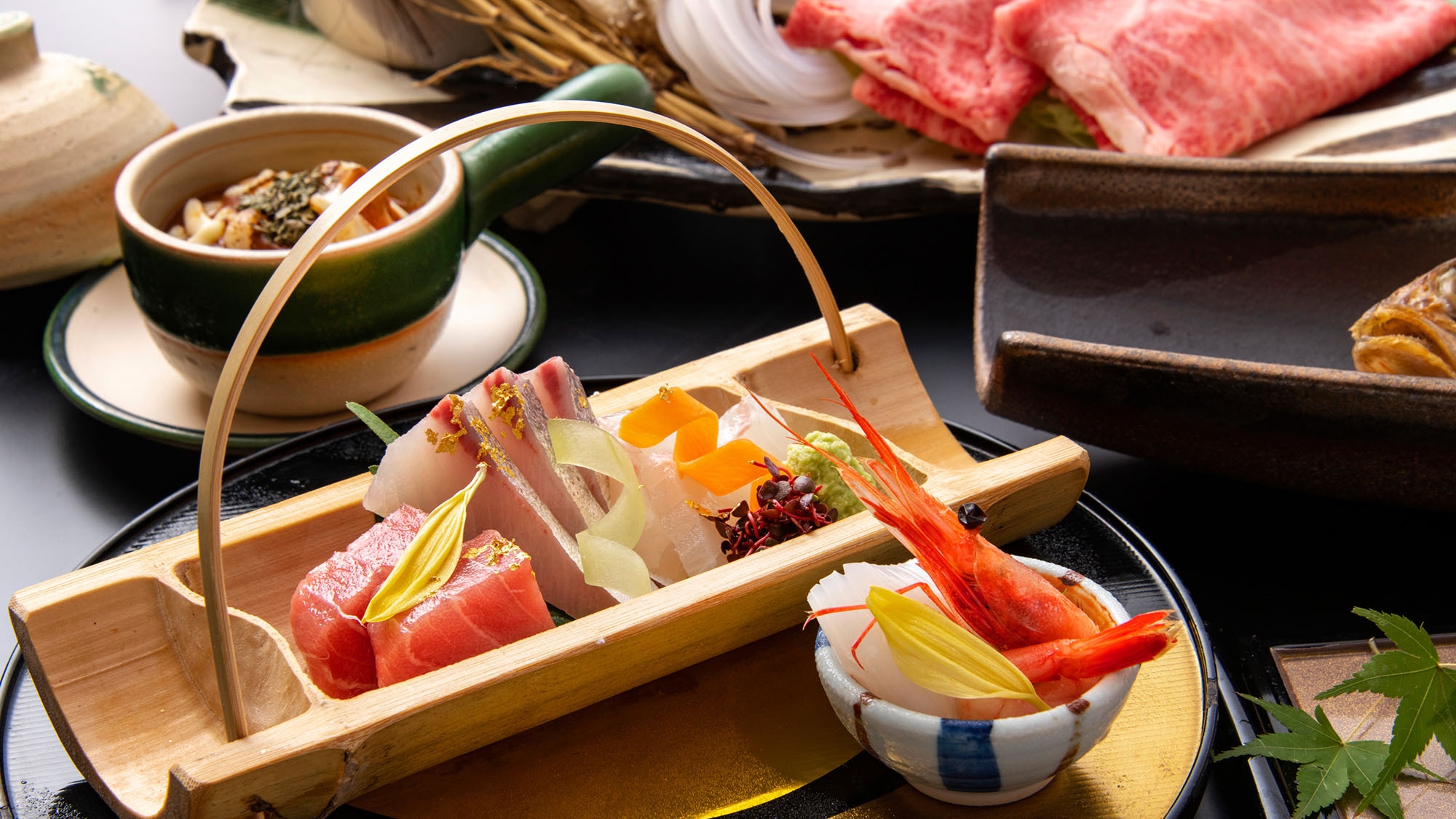 【極みのひとさら‐白山会席】その日だけの“特別”をお届けする、料理長おまかせのお品書き。