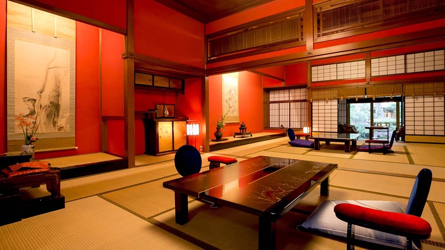 源泉かけ流し温泉付【離れ/延命閣】登録文化財客室