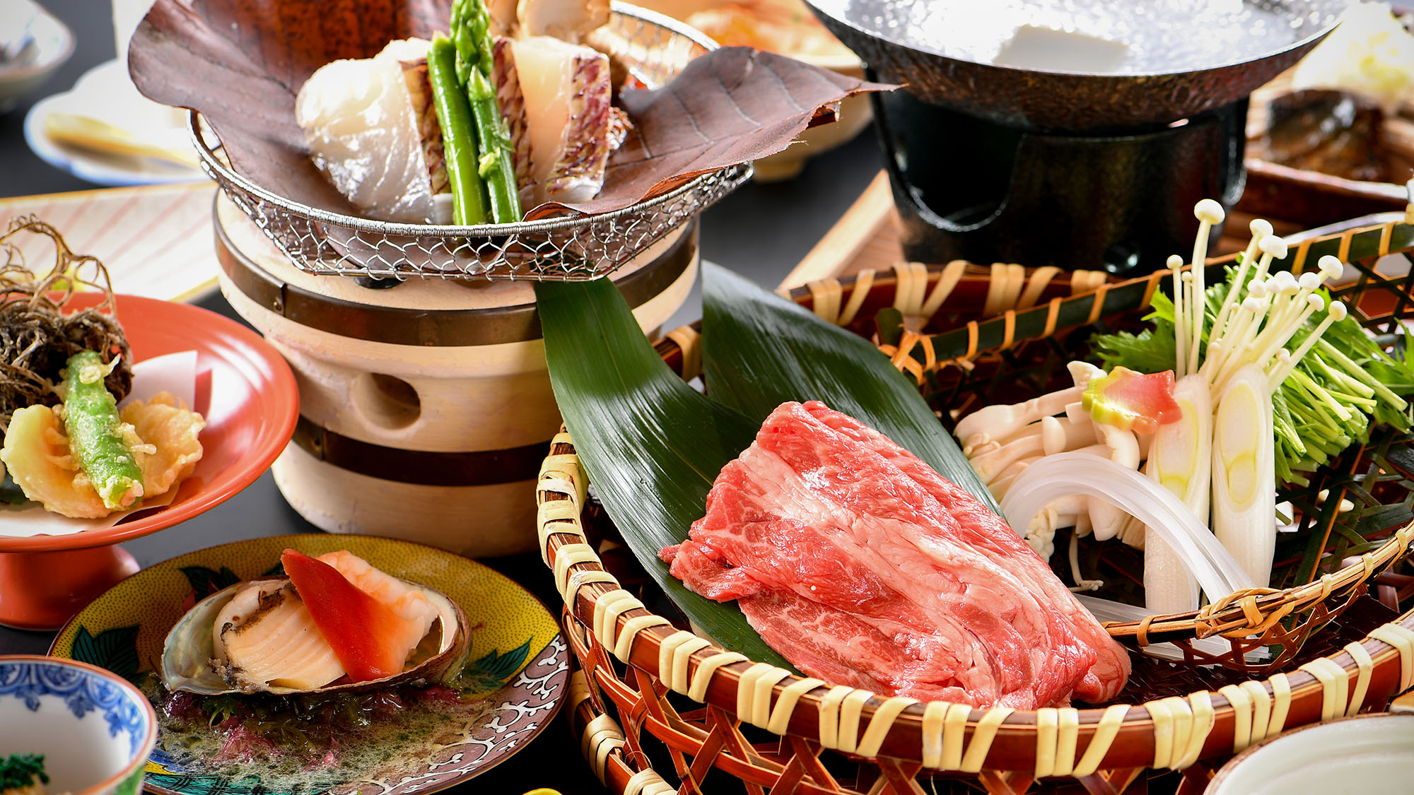 【基本‐加賀会席】北陸の豊かな食材と加賀料理の文化が織りなす、五感で味わう上質なひととき。
