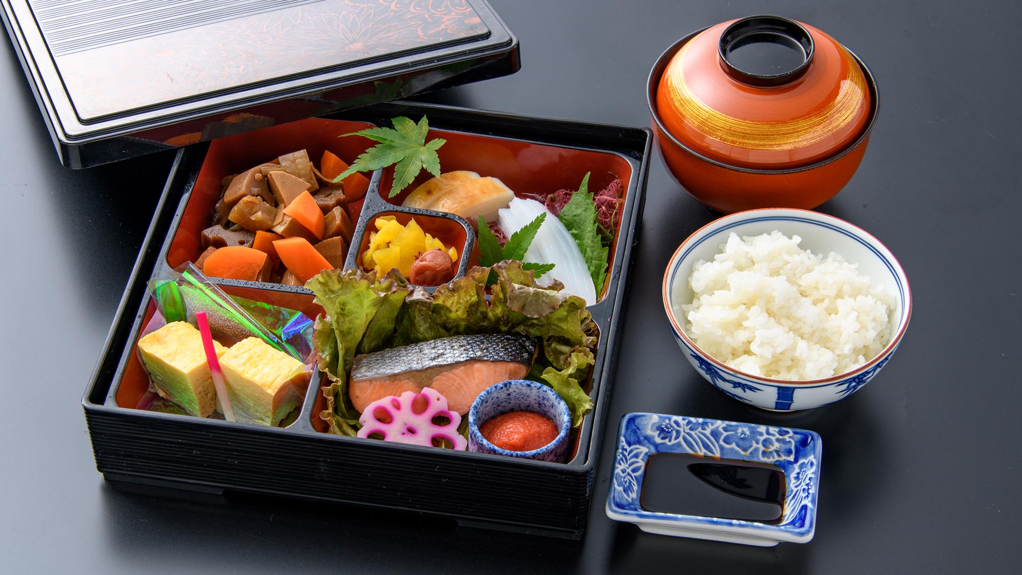 朝食/和食湯治弁当。※お料理イメージ