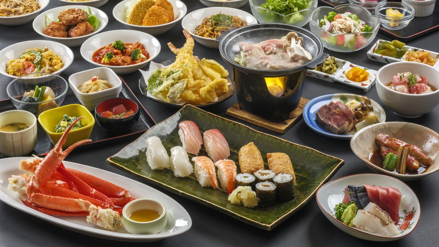【早期割60★最大10％お得】旬の味覚や海鮮料理、夜食ラーメン人気♪温泉運動浴でリラックス（2食付）