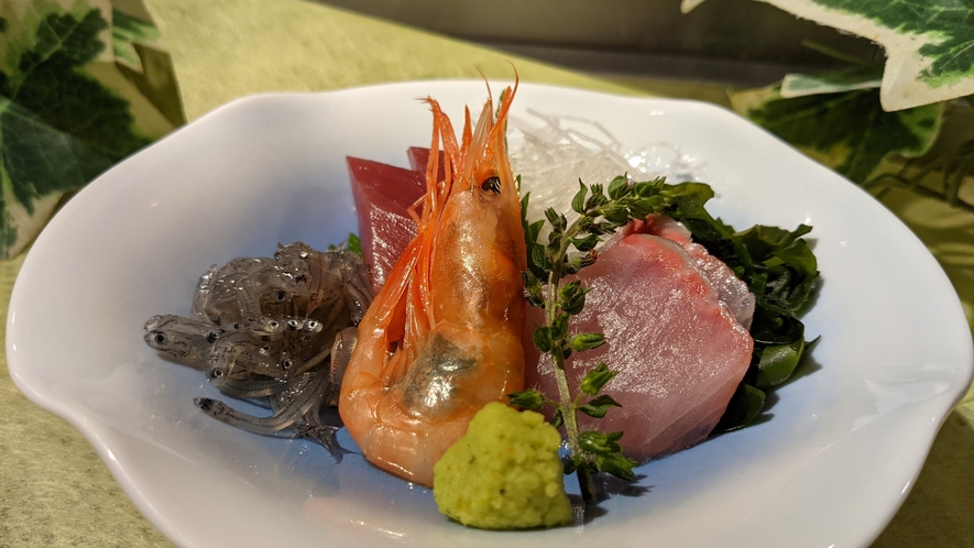 【夕食】刺身盛り合わせ★