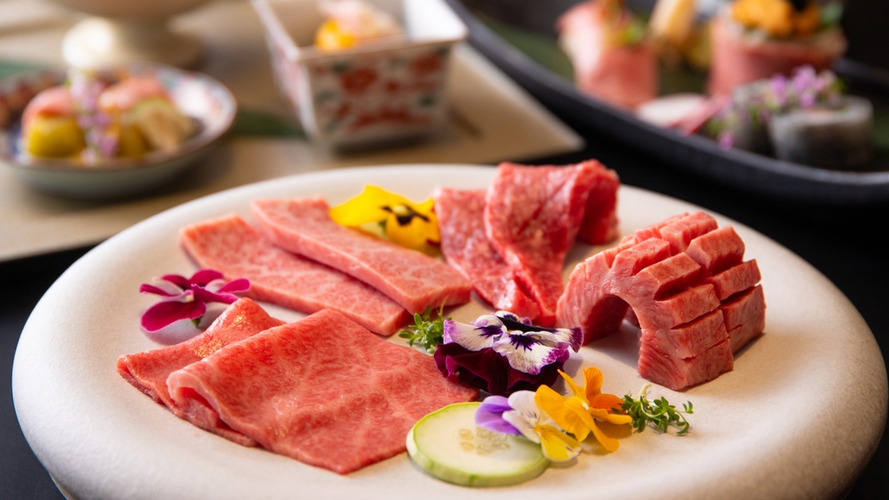 【1泊夕食／亜李蘭離宮コラボ】人気の焼肉店で楽しむ「極上おおいた和牛焼肉コース」プラン♪