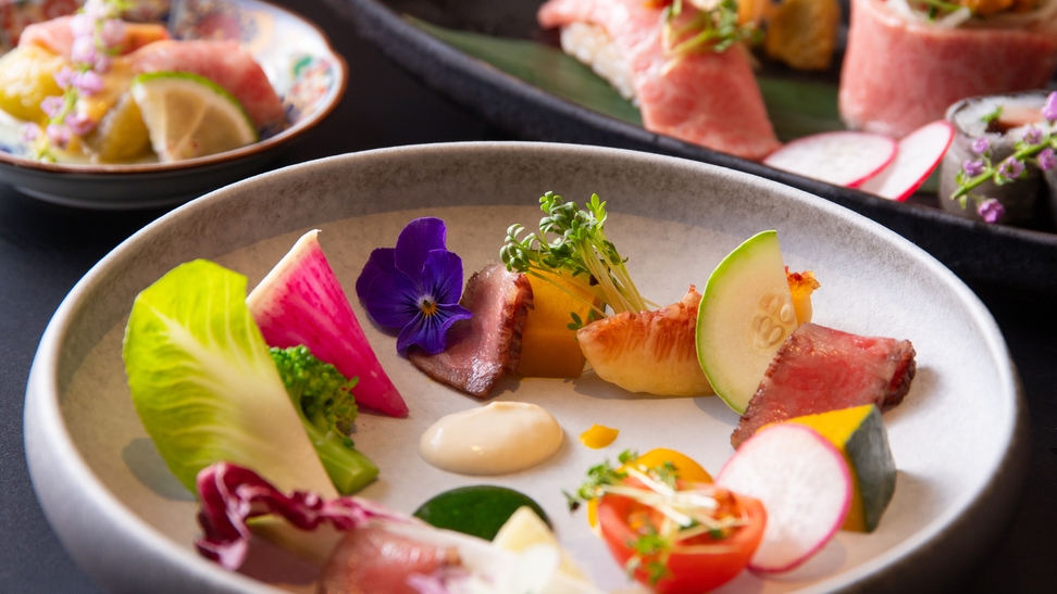 【1泊夕食／亜李蘭離宮コラボ】人気の焼肉店で楽しむ「極上おおいた和牛焼肉コース」プラン♪