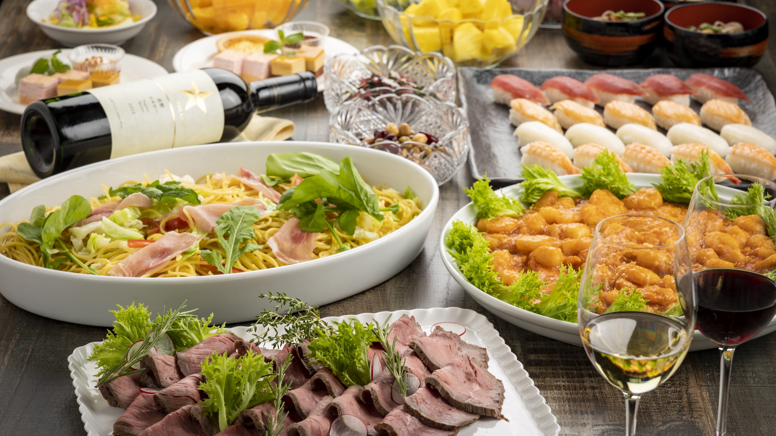 夕食バイキング(イメージ)