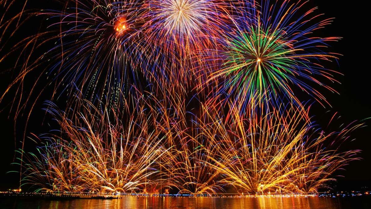 野尻湖花火大会(ホテルより車で20分)