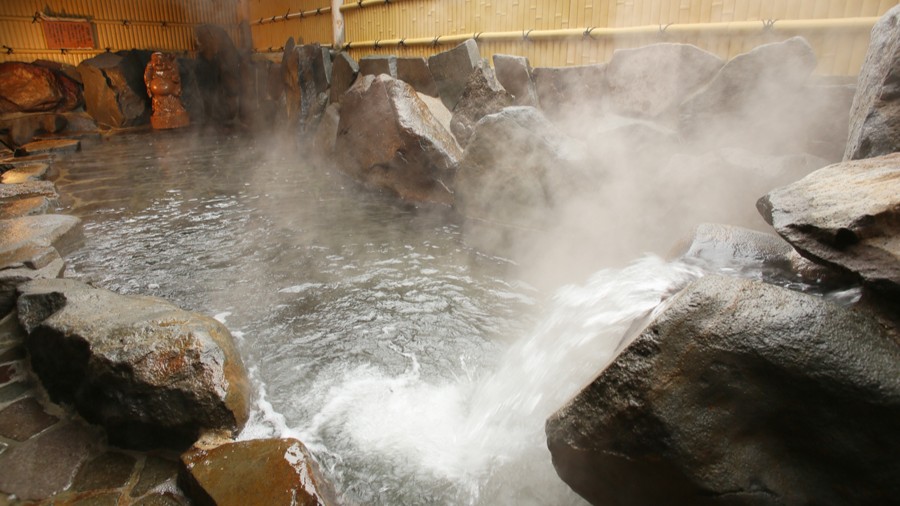 露天風呂(日中の景色)