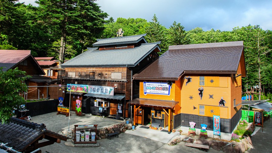 ちびっこ忍者村(上信越自動車道・信濃町ICから40分)