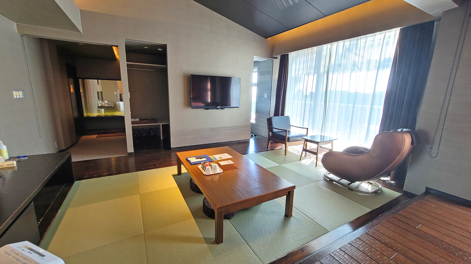 【ペット不可/茜】プライベートデッキ付き和洋特別室