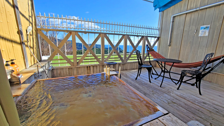 【ペット不可／星灯り】温泉露天風呂付き和洋室（バリアフリー）