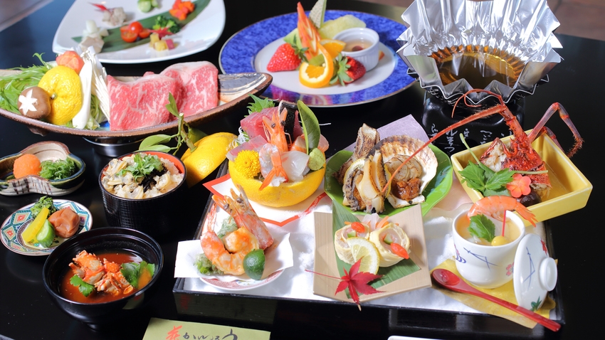 ☆【1泊2食付】＆愛犬＆愛猫のお食事付、ペットと一緒にディナー ☆南紀白浜から15分