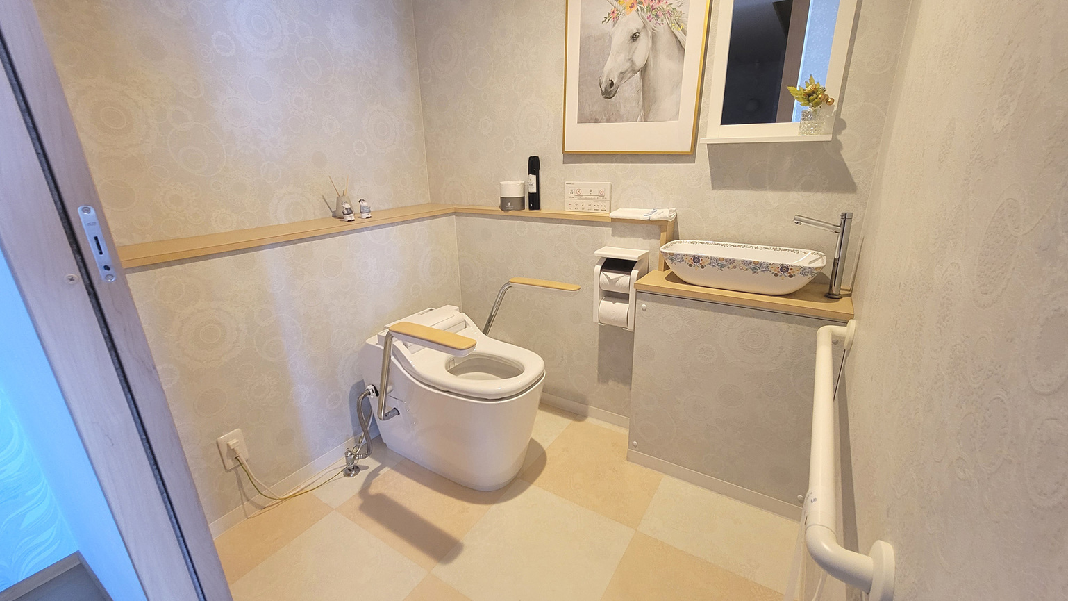 【ペット不可/漁火】温泉露天風呂付き和洋室(バリアフリー)