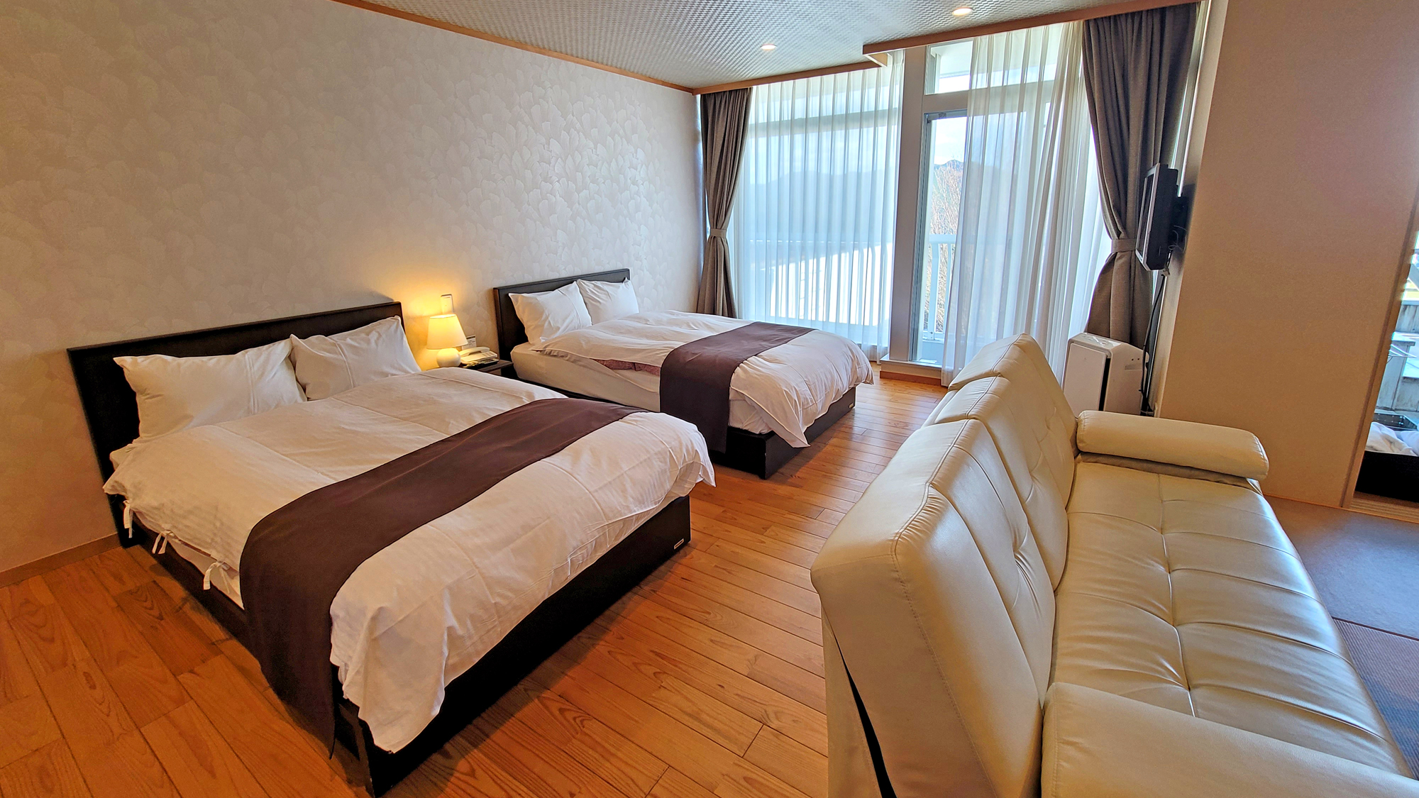 【ペット不可／星灯り】温泉露天風呂付き和洋室（バリアフリー）